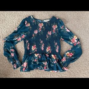 Vici peplum blouse - firm price